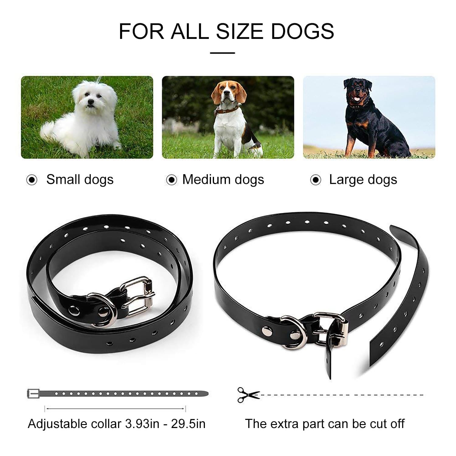 Waterproof&rechargeable dog training collar for 2 dogs