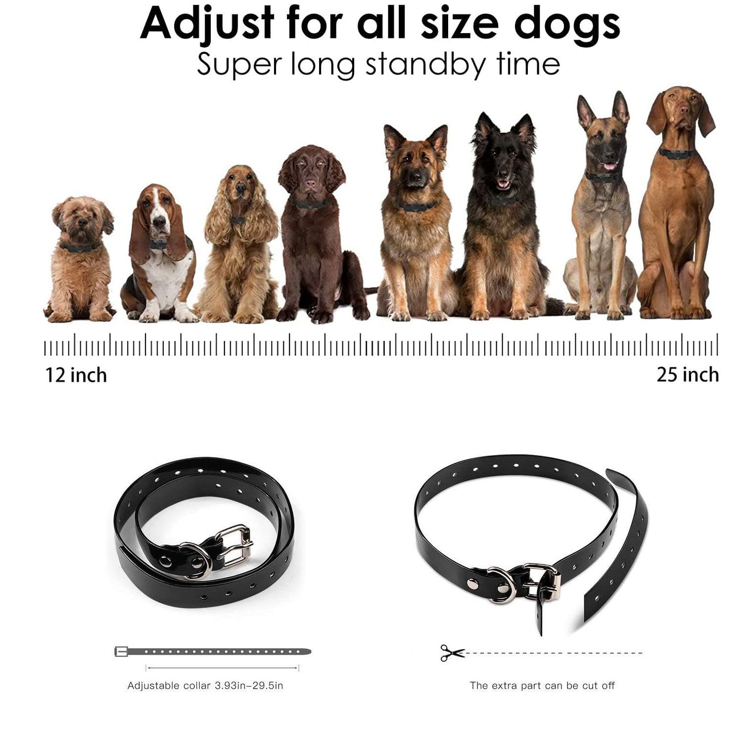 Dog Training Collars with walkie talkie Remote Control Distance Up to 3280Ft for 3 dogs