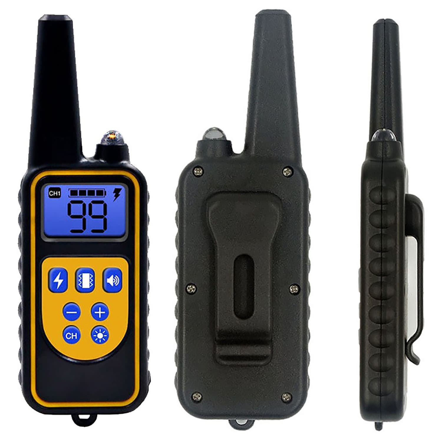 dog training collar 800M remote rechargeable and waterproof dog trainer