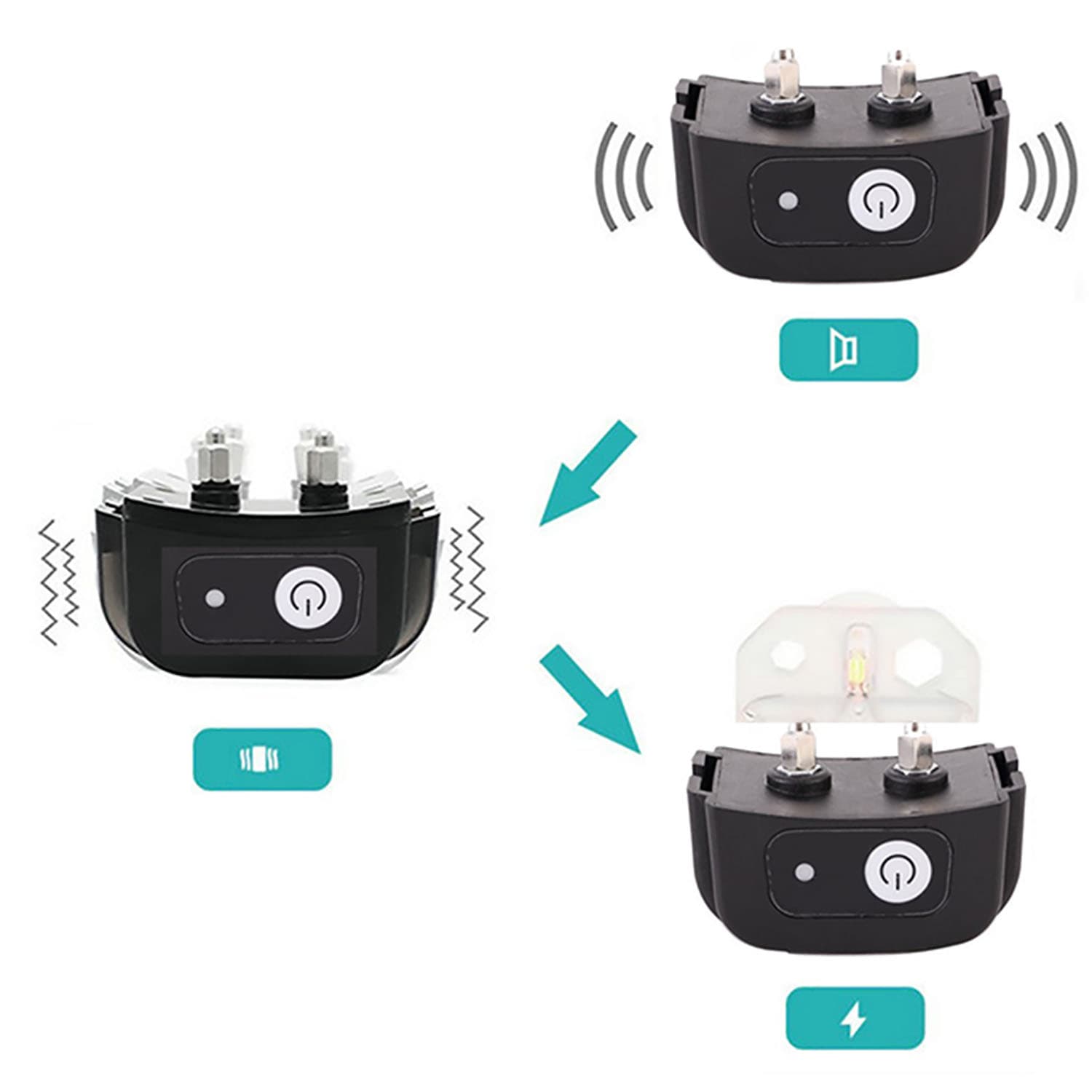 Rechargeable Remote Receiver Collar for M81/M82/M998dc Dog Training Collar