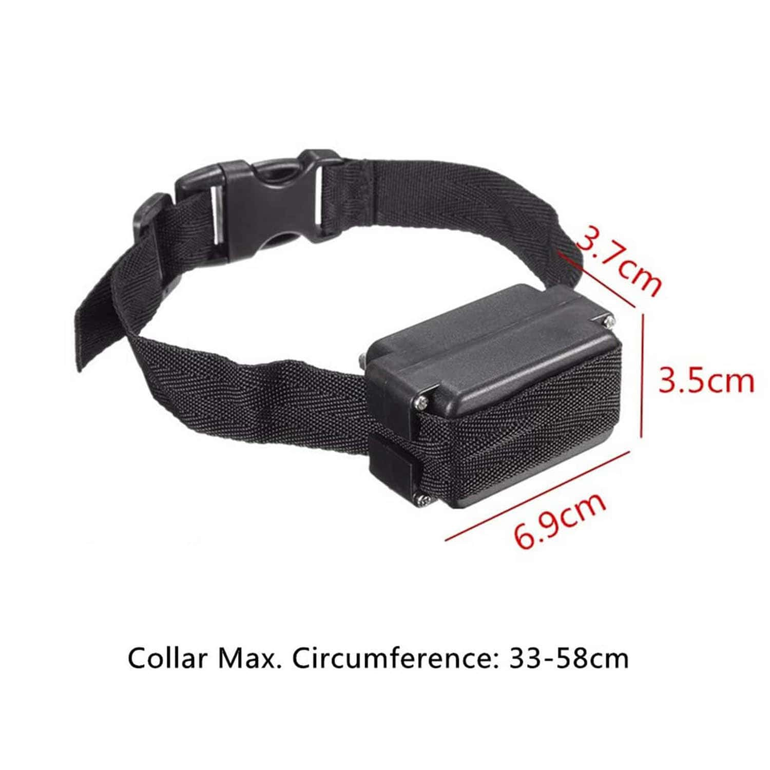 Rechargeable Electronic Dog Fence Wired Containment System Receiver Collar For W227B